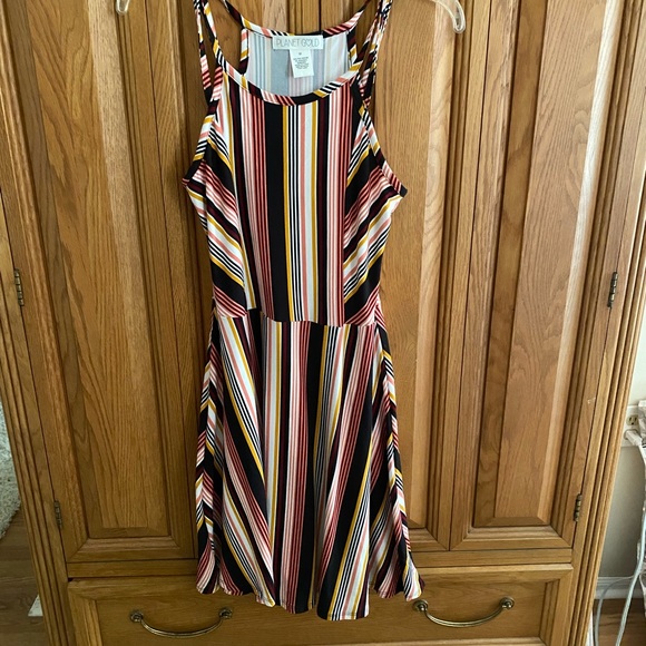 NWOT Striped Sundress by Planet Gold Sz M - Picture 5 of 8
